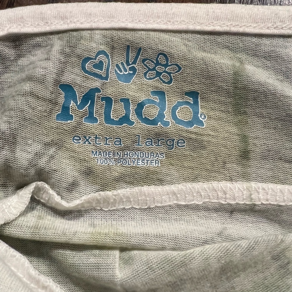 Vintage Y2K Mudd Green Butterfly Spaghetti Strap Flowy Tank Top Size XL - Picture 4 of 5